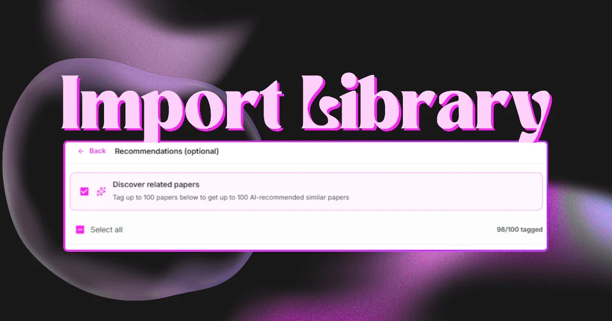 Import from Library